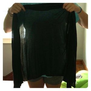 dark heather long sleeve sweater